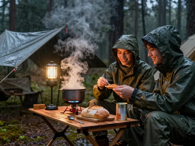 Co uvařit na táboře, když prší: 12 jednoduchých a chutných nápadů